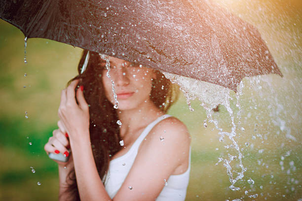 istock Girl with umbrella 470455374