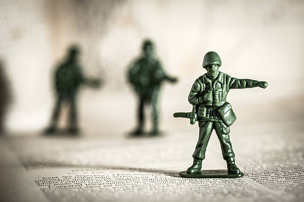 istock Toy soldiers war concepts 470456055