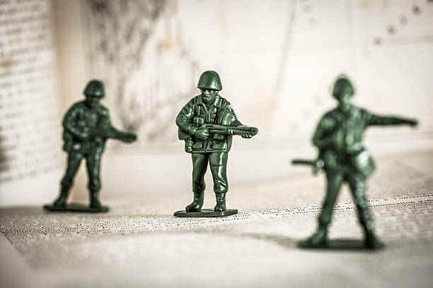 istock Toy soldiers war concepts 470456123