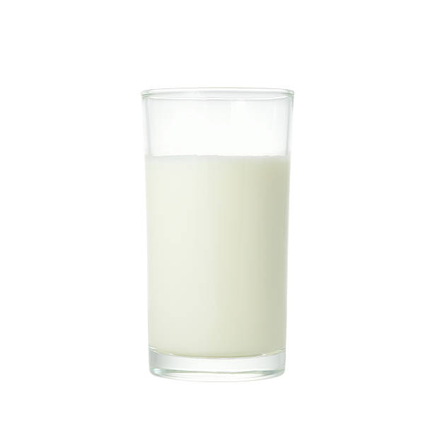 istock glass of milk isolated on white with. front view 470457487