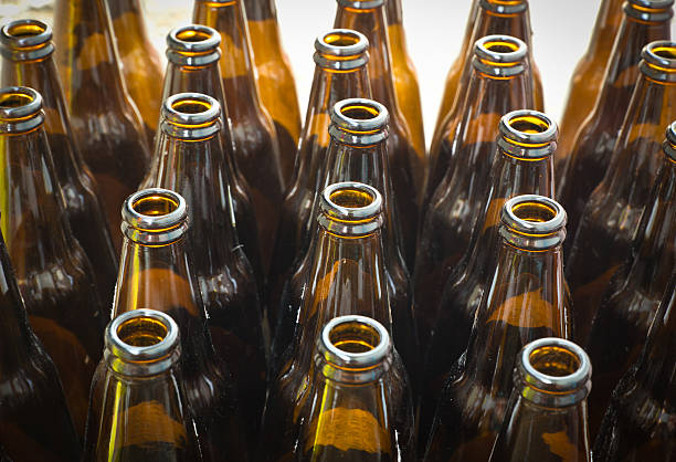 istock bottles of brown glass 470458076