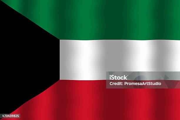 旗を振るクェート - アジア大陸のストックフォトや画像を多数ご用意 - アジア大陸, イラストレーション, クウェート