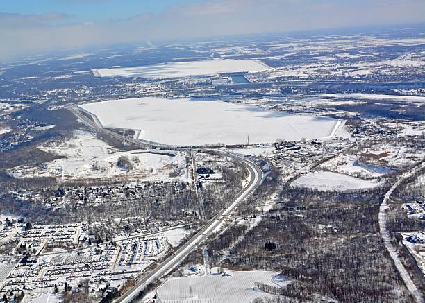 istock Niagara peninsula Winter aerial 470460570