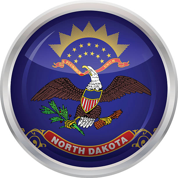 Bandiera Del Nord Dakota Foto e Immagini Stock iStock
