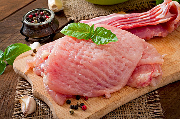 istock Raw ingredients for cooking stuffed vegetables Chicken rolls 470465812