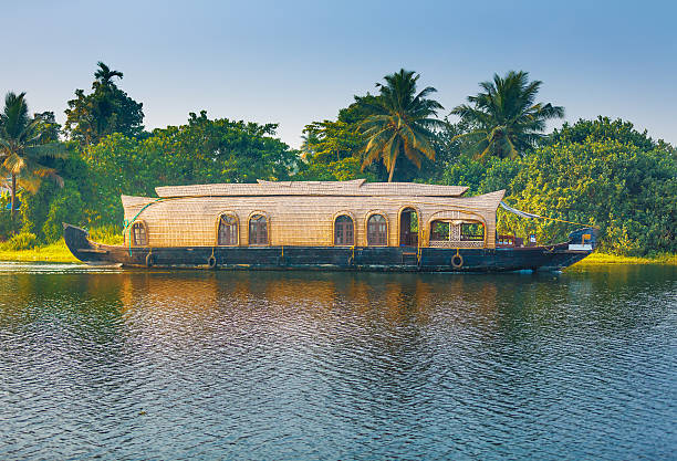 istock Luxury Houseboat in Kerala 470465856