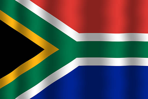 istock Waving South Africa Flag 470466957