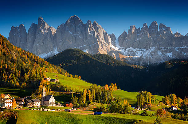 istock St. Magdalena mountain village in autumn 470468268