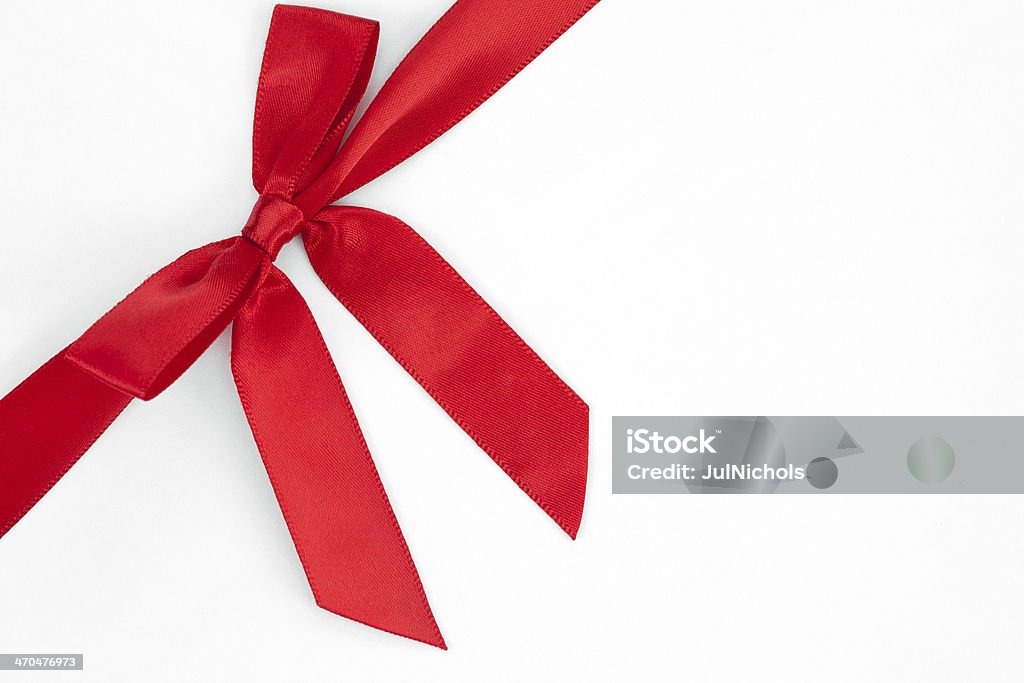 Red Color Bow Red Satin Bow Stock Photo - Download Image Now - Color Image, Cut Out ...