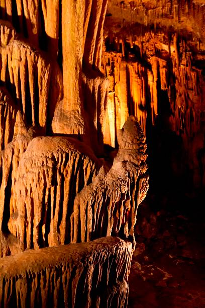 istock Beautiful cave with many stalagmites and stalactites inside 470478325