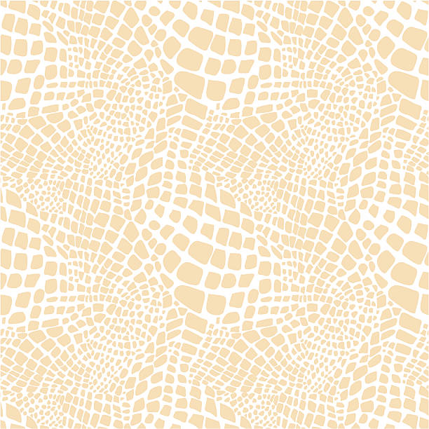 gad skóry bezszwowe wzór - snakeskin snake animal skin pattern stock illustrations