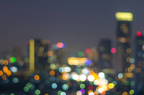 istock bangkok cityscape at twilight time, Blurred Photo bokeh 470480735