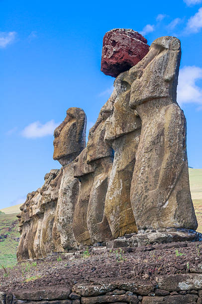 istock Moais of Ahu Tongariki, Easter island (Chile) 470482040