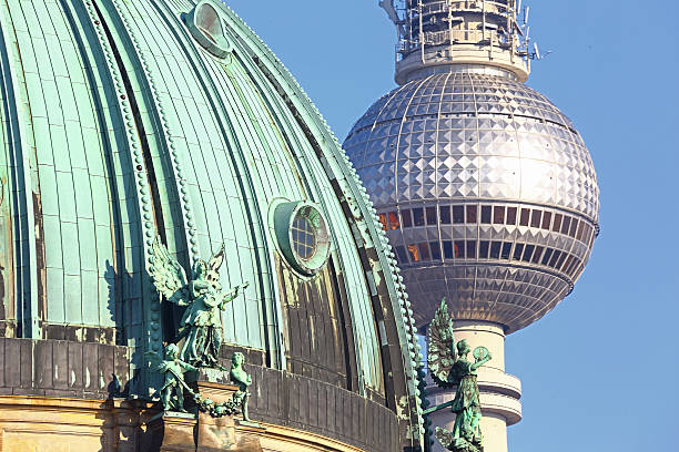 istock Berlin cathedral dome & sphere of TV tower 470482177