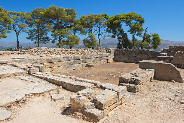 Archaeological site of Phaistos. Crete, Greece