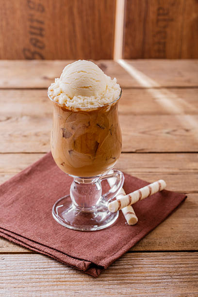 istock iced coffee with milk and ice cream 470490190