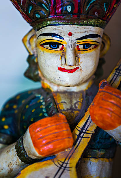 istock Indian musician figurine detail 470490476