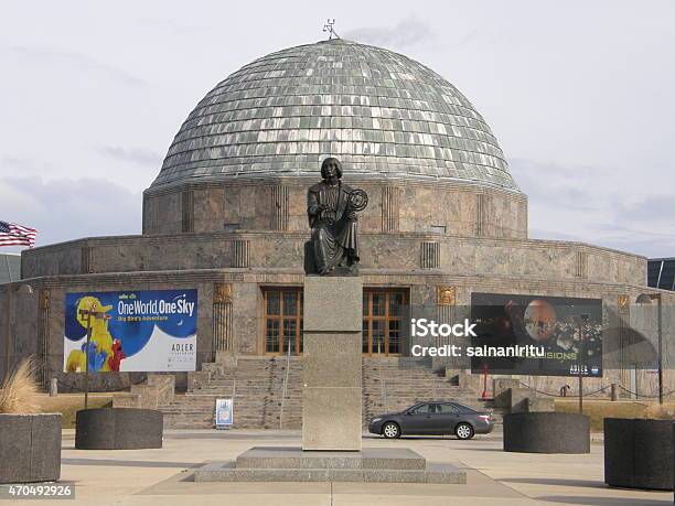 Adler Planetarium In Chicago Usa Stock Photo - Download Image Now - 2015, Architecture, Building - Activity