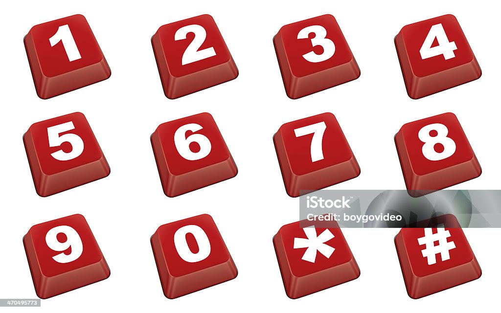 number Number icon keyborad Asterisk Stock Photo