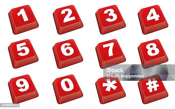 Number Stock Photo - Download Image Now - Asterisk, Blue, Circle