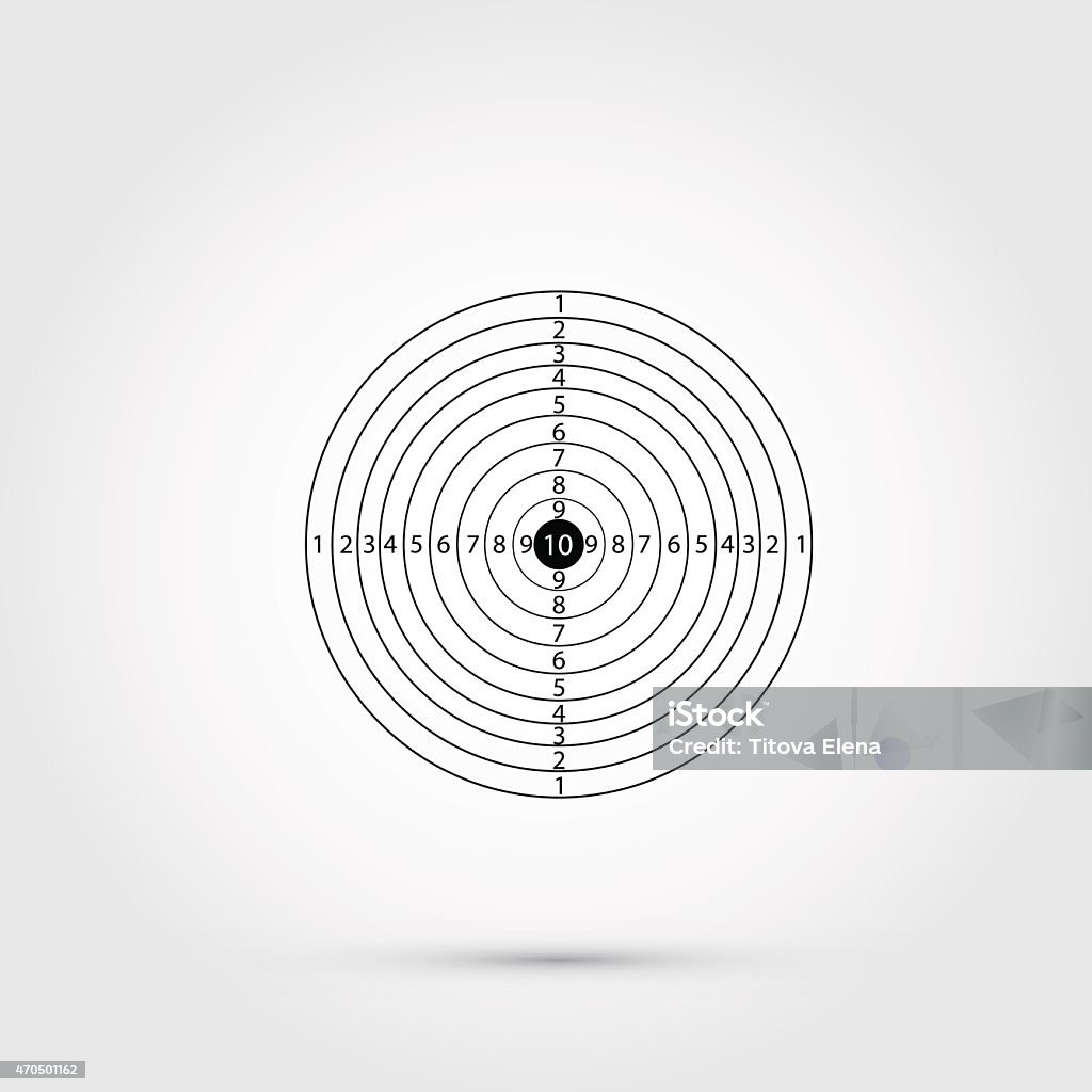 Sniper Rile Target Graphic Rifle Target Stock Illustration - Download Image Now - Sniper, 2015 ...
