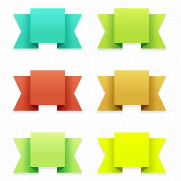 Free Ribbons Psd Free origami ribbons psd set Vector Images & Graphics | FreeImages