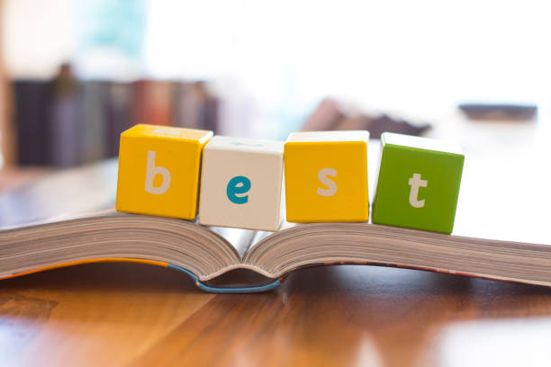 The word Best has been placed on the open book