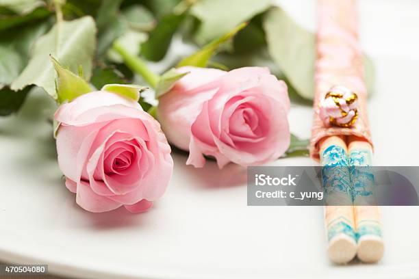 Pink Roses Stock Photo - Download Image Now - 2015, Flower, Food