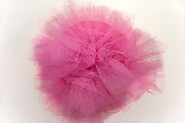 istock Beautiful layers of delicate pink fabric 470508873