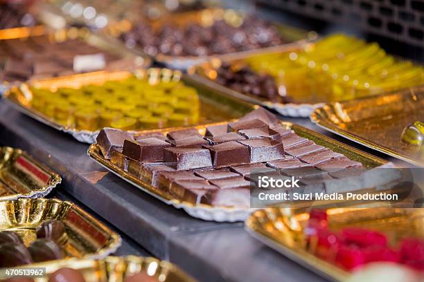 Assortment Of Chocolates Stock Photo - Download Image Now - 2015, Bakery, Beauty Spa