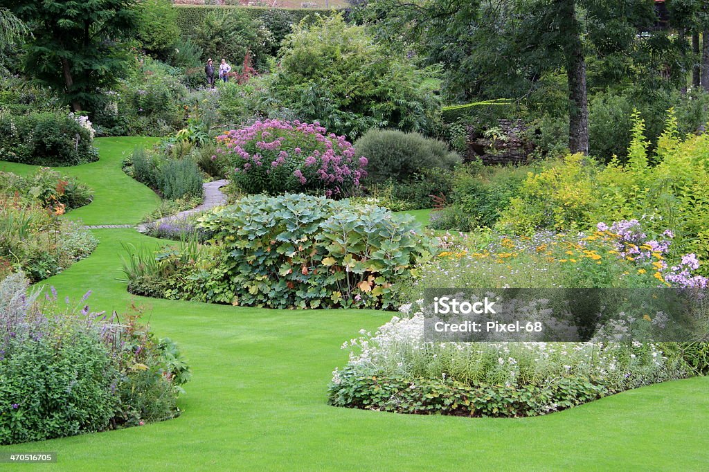 Landschaftlich gestalteten Garten - Lizenzfrei Gemüsegarten Stock-Foto