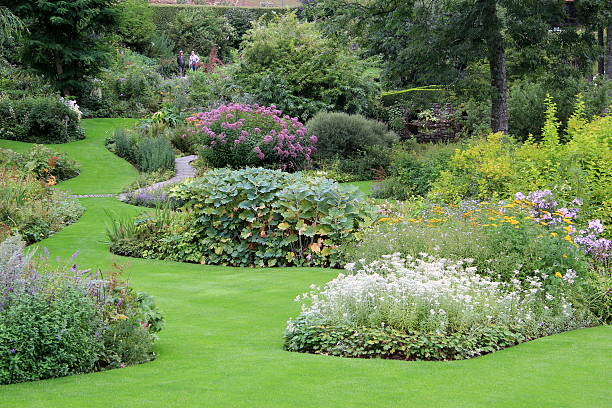 Beautiful garden in the Vosges