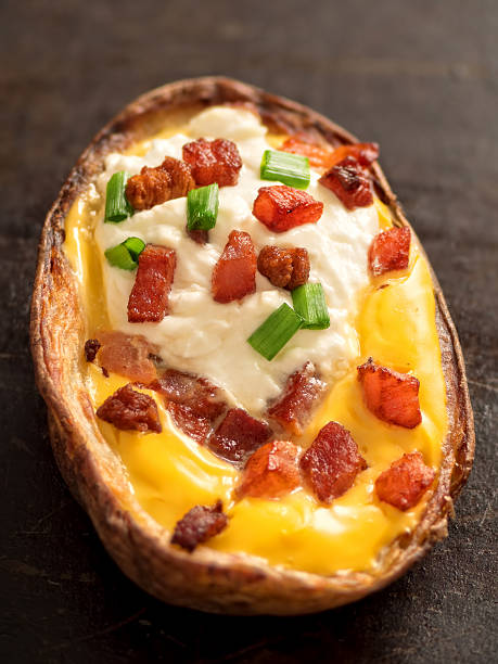 istock rustic baked potato skin 470517386
