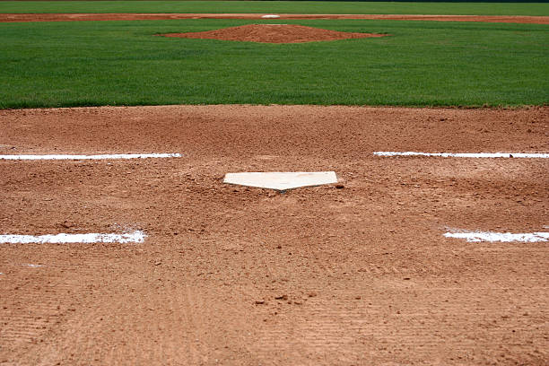 istock Baseball Field at Home Plate 470520257