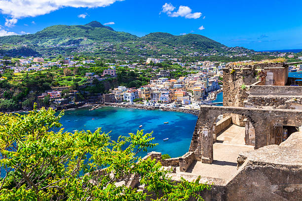 Beautiful Ischia, Italy stock photo