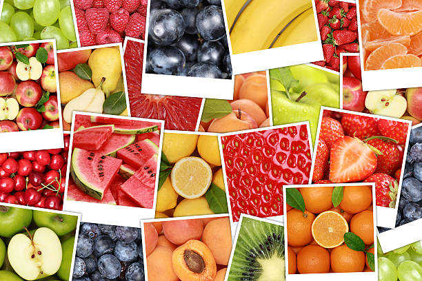 istock Fruits background with apples, oranges, lemons 470523124