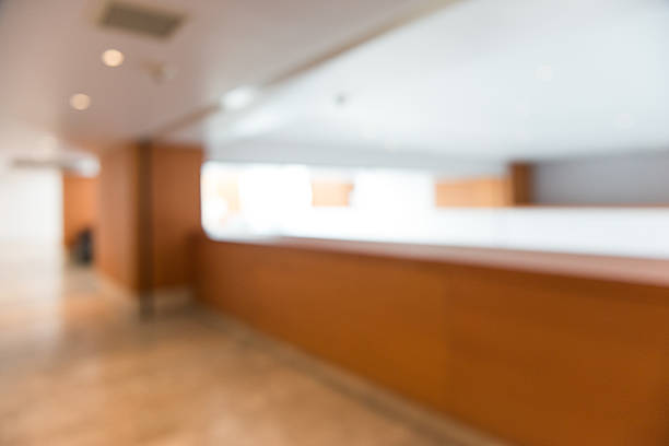 istock Out of Focus Hotel Reception Background 470525426