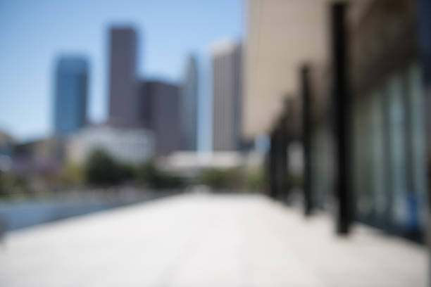 istock Out of Focus Modern Building Exterior Background 470525464