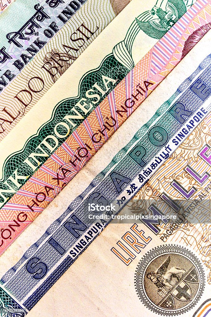 World Currency 2015 Stock Photo