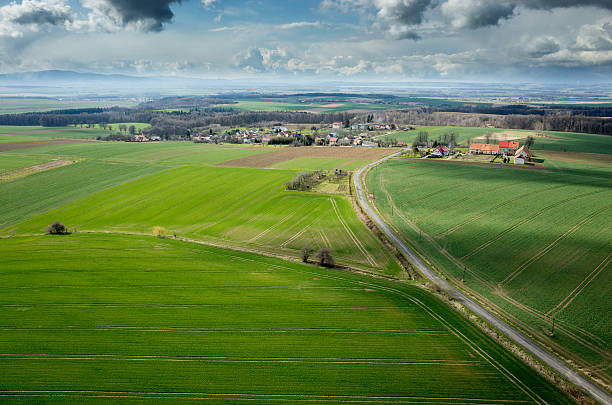 istock Aerial view of the field 470530428
