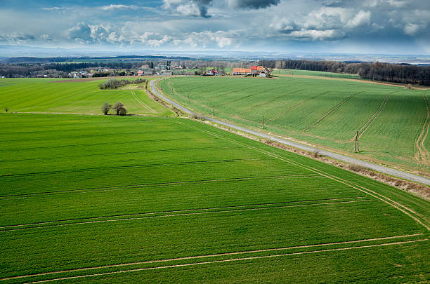 istock Aerial view of the field 470530432