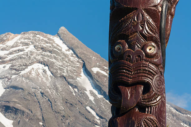 istock traditional Maori carving 470530688