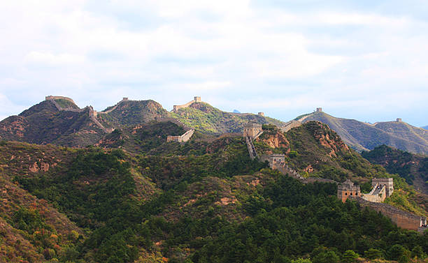 istock Badaling Great Wall with autumn leaves 470534516