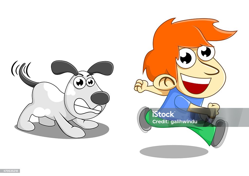 Dog Chase Stock Illustration - Download Image Now - Aggression, Dog, 2015 -  iStock