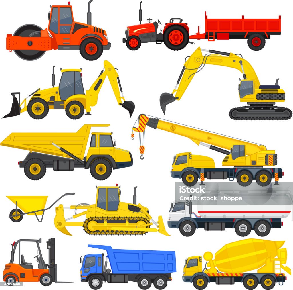 Przemysłowy transportu - Grafika wektorowa royalty-free (Machinery)