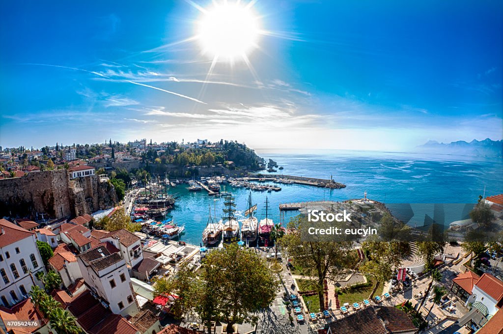 Antalya-Altstadt-Hafen - Lizenzfrei Antalya Stock-Foto