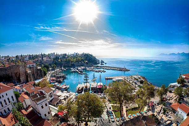 Antalya-Old Town-Harbor stock photo