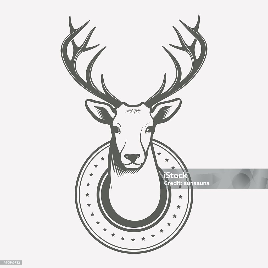 Deer - Royaltyfri 2015 vektorgrafik