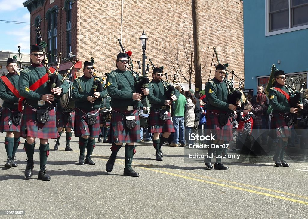 Bagpipers Key Port , New Jersey , USA - March 23  , 2013 : Bagpipe Stock Photo