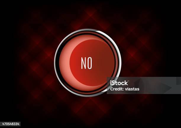 No Button Stock Illustration - Download Image Now - 2015, Agreement, Arguing